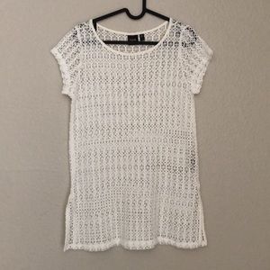 Rafaella summer Beach Crochet swim suit cover up size S